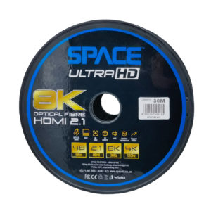 8K HDMI Active Optical Fibre Cable ver2.1 48GBps - 30m reel