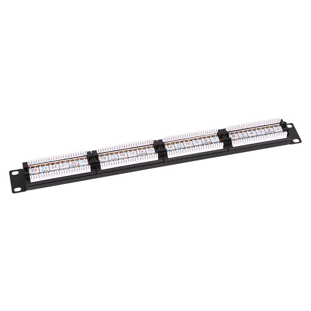 Space Technology 24 Port 19" RJ45 CAT6 Patch Panel - Image 2