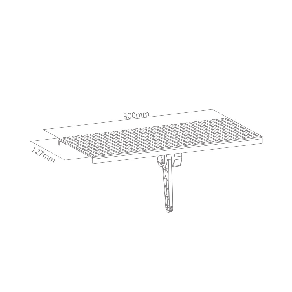 TV Set-top Media Player Shelf 300mm - Image 2