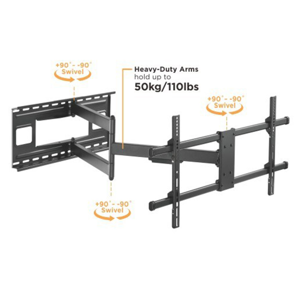 Extra Long Arm Full Motion TV Wall Mount 43" to 80" 50kg - Image 6