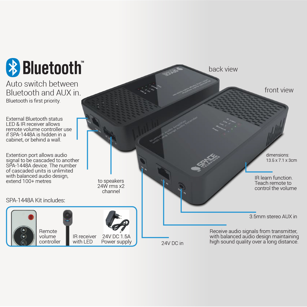 BlueTooth Long Range Audio Amplifier - Image 2
