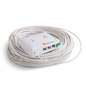 4F Fibre Termination Box with 100m Cable