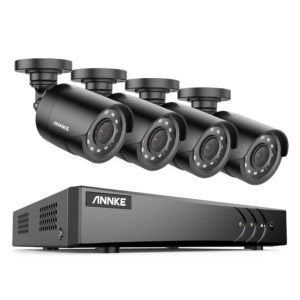 ANNKE 4CH Hybrid DVR Kit with 4 x 2MP TVI Bullet Cameras