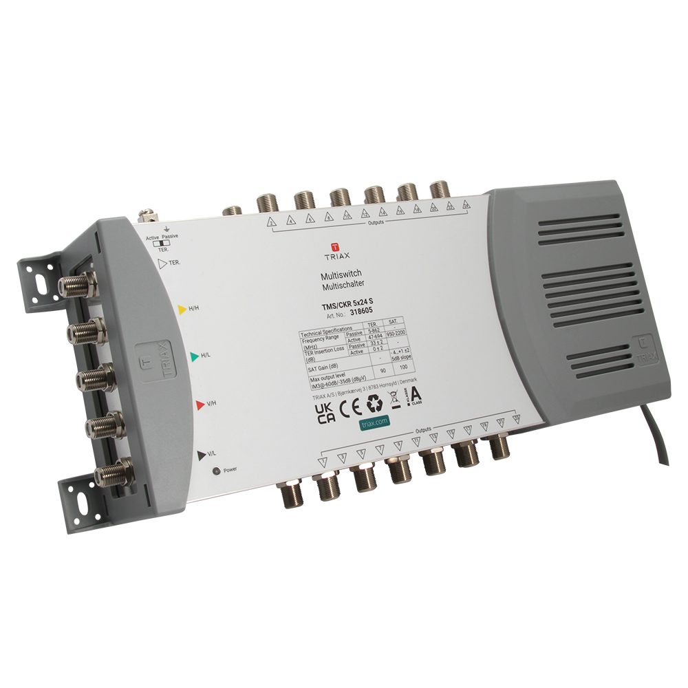 Triax 318605 Standalone Multiswitch 5in-24out (TMS-CKR524S)