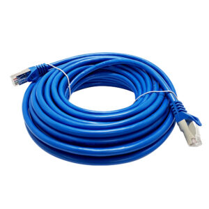 Space Connect CAT6 FTP Network Patch Cable Blue PVC 10m