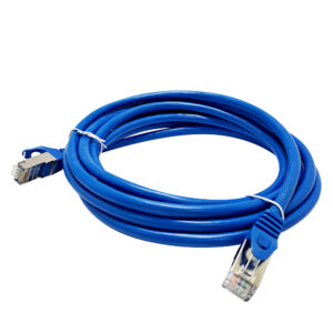 Space Connect CAT6 FTP Network Patch Cable Blue PVC 3m