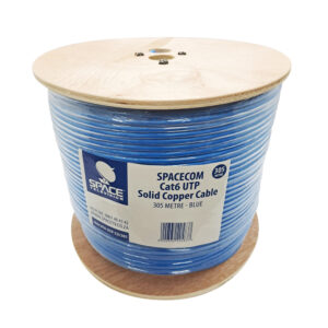 CAT6 UTP Solid Copper Cable Blue PVC 305m