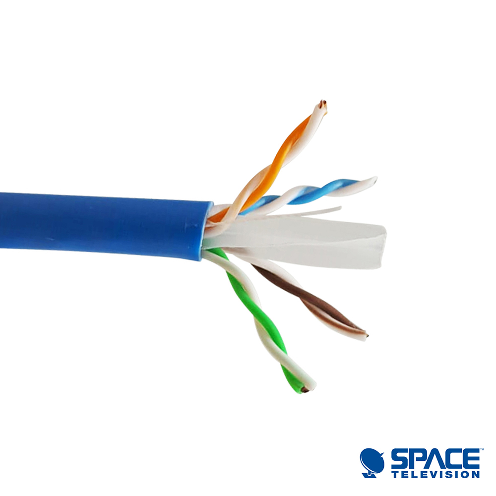 CAT6 UTP Solid Copper Cable Blue PVC 100m - Image 6