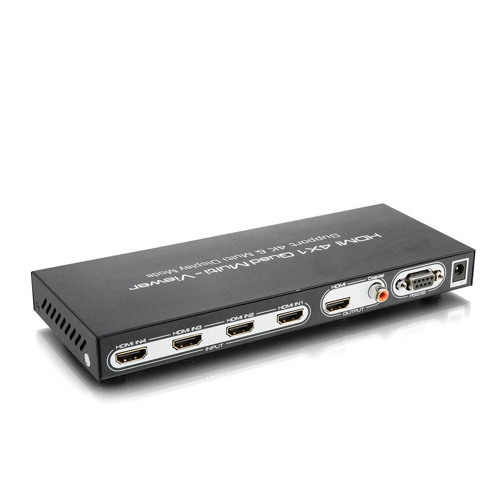 4K HDMI 4x1 Quad Multi-viewer with Seamless Switcher - Image 2