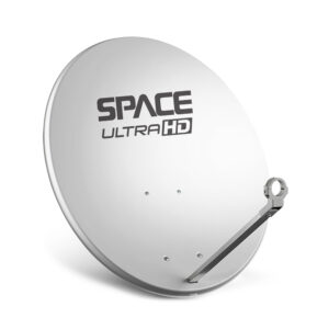 SPACE ULTRA HD 80CM OFFSET STEEL DISH - DSTV APPROVED