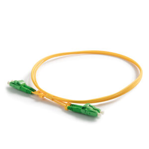 LC/APC to LC/APC Duplex Fibre Patch Lead – 1m (No Armour)