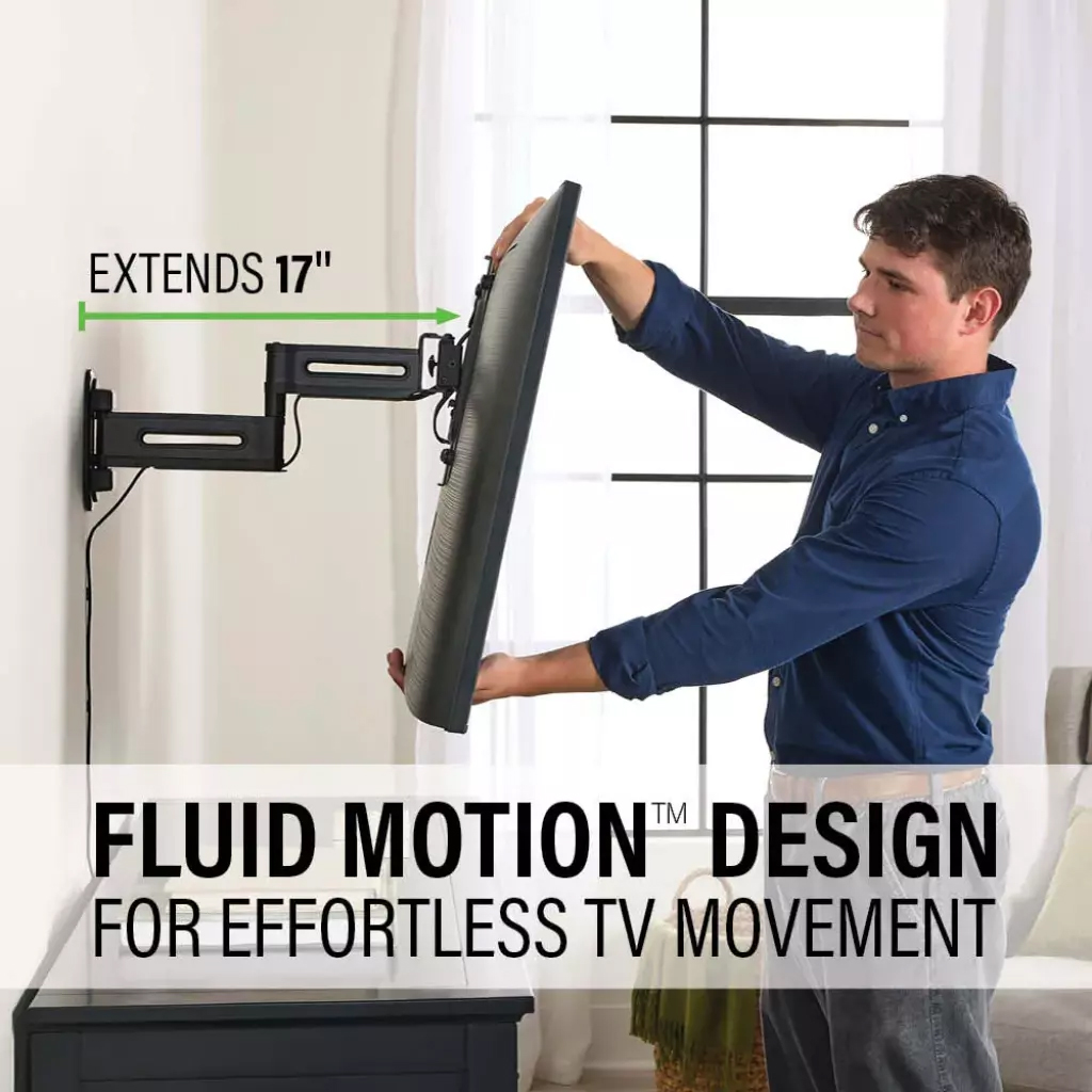 SANUS Full-Motion TV Wall Mount for 19"-43" TV's - Image 4