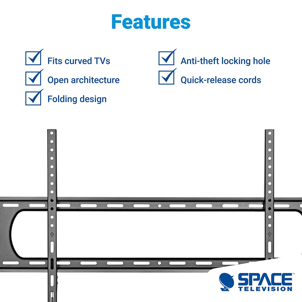 Heavy Duty Fixed TV Wall Mount 60” to 120” 120kg - Image 4