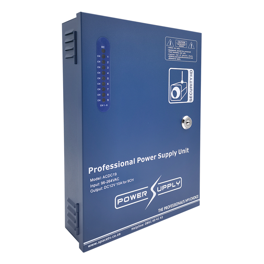 Power Supply Unit 12V 10A 9 Way LOA Approved - Image 2