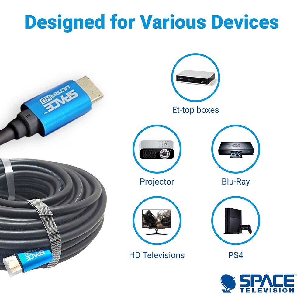 4K HDMI Cable with Ethernet ver2.0 60Hz - 20m - Image 5