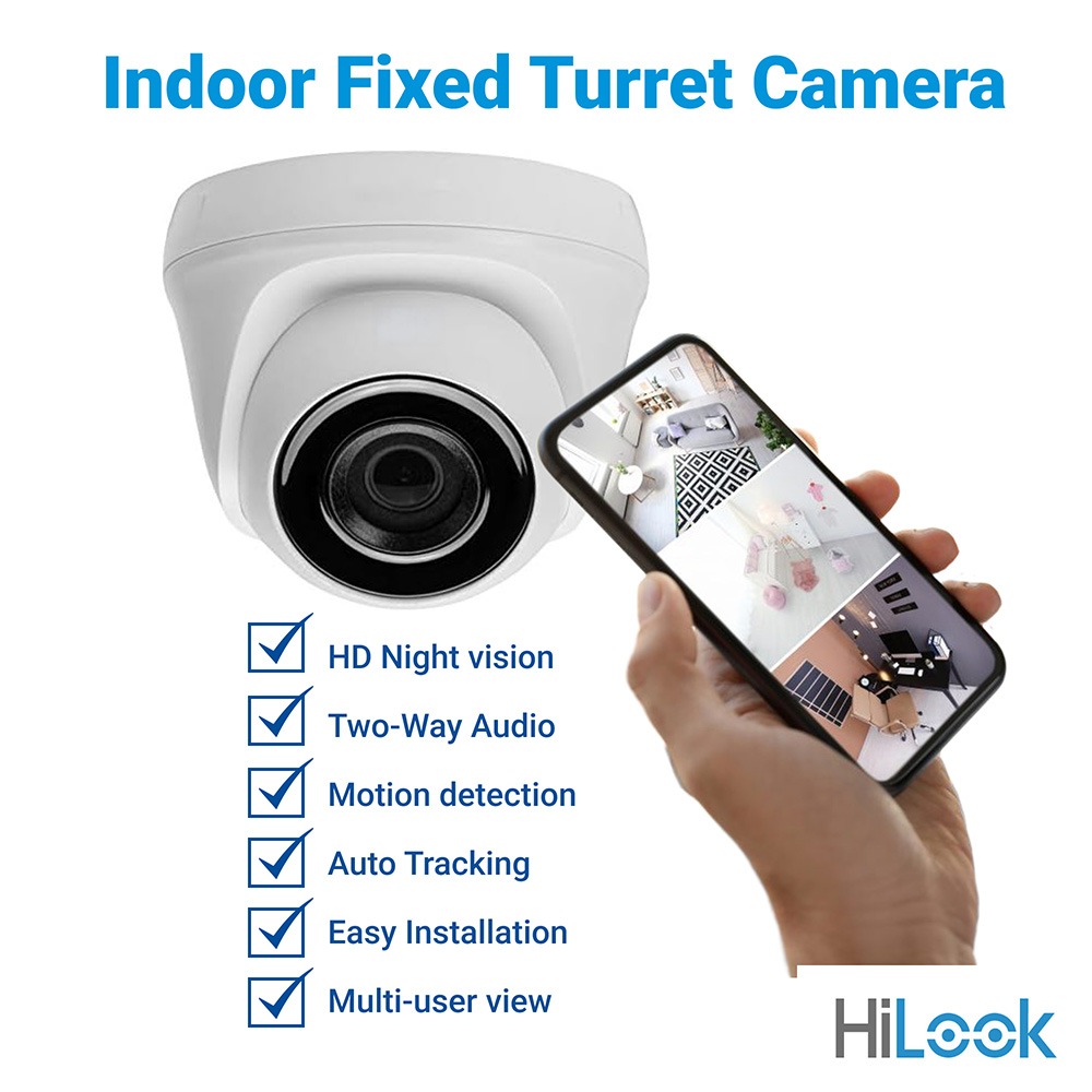 HiLook 2 MP Indoor Fixed Turret Camera - Image 5