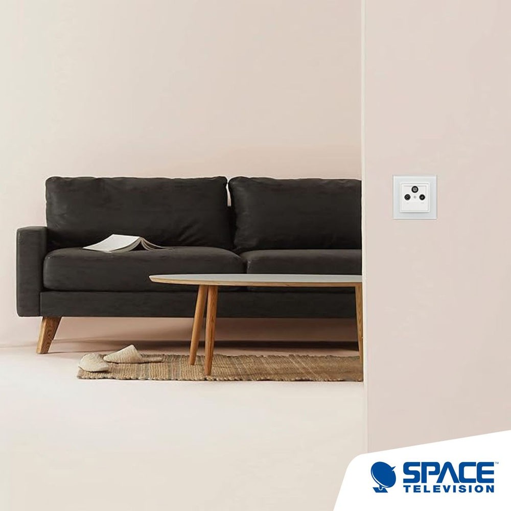 SAT-TV-FM 2×2 End Wall Outlet Socket 1dB (5-2400Mhz) - Image 11
