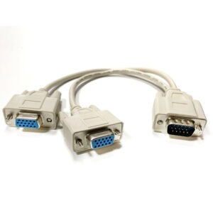 2-Port VGA Splitter for Dual Display Output