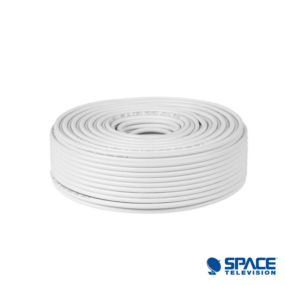 Spacecom RG6U CSS Coax Cable White 20m - CRG6UECO/20M - Image 2