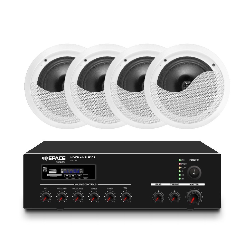 SpaceAudio 30W Mixer Amplifier Combo