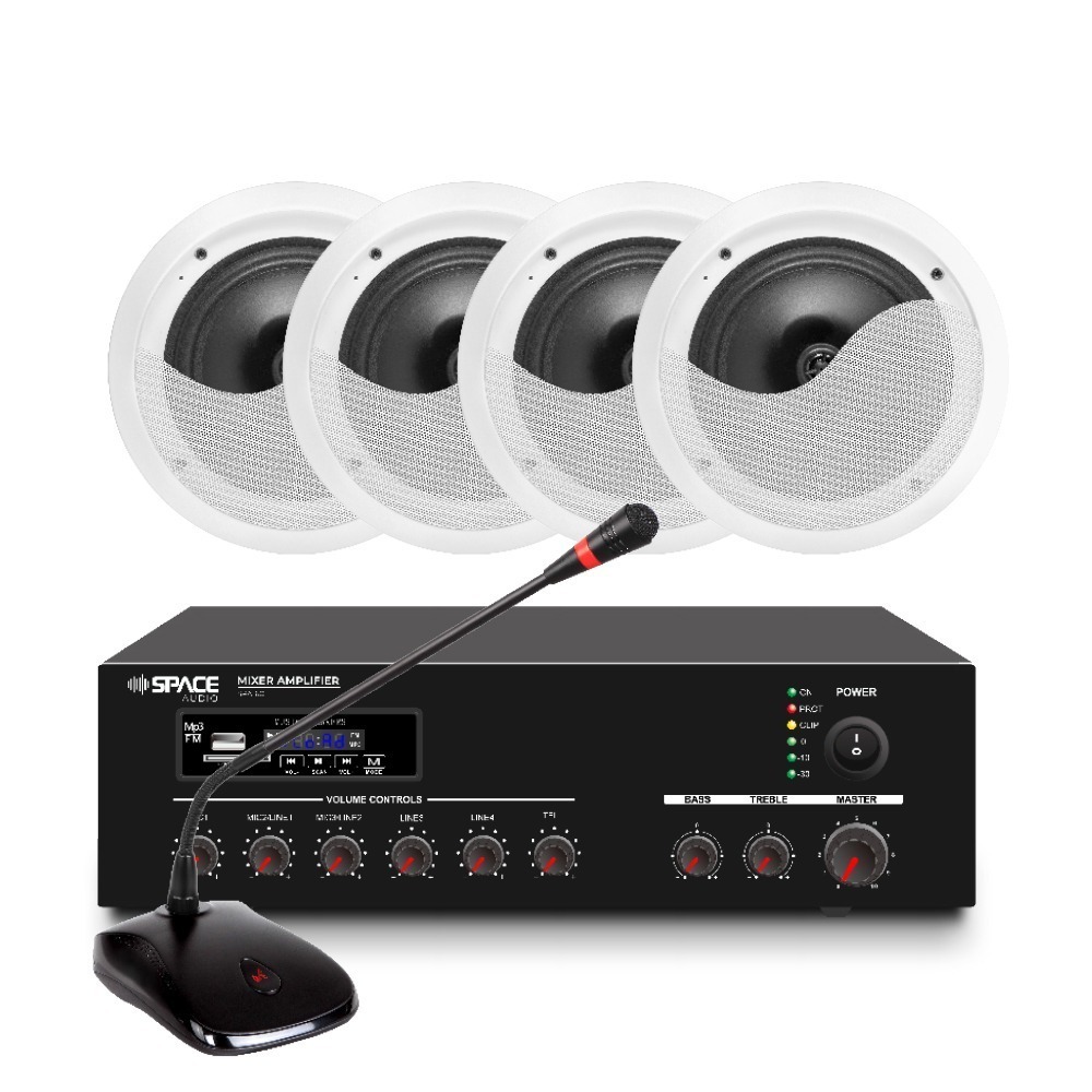 SpaceAudio 60W Mixer Amplifier Combo