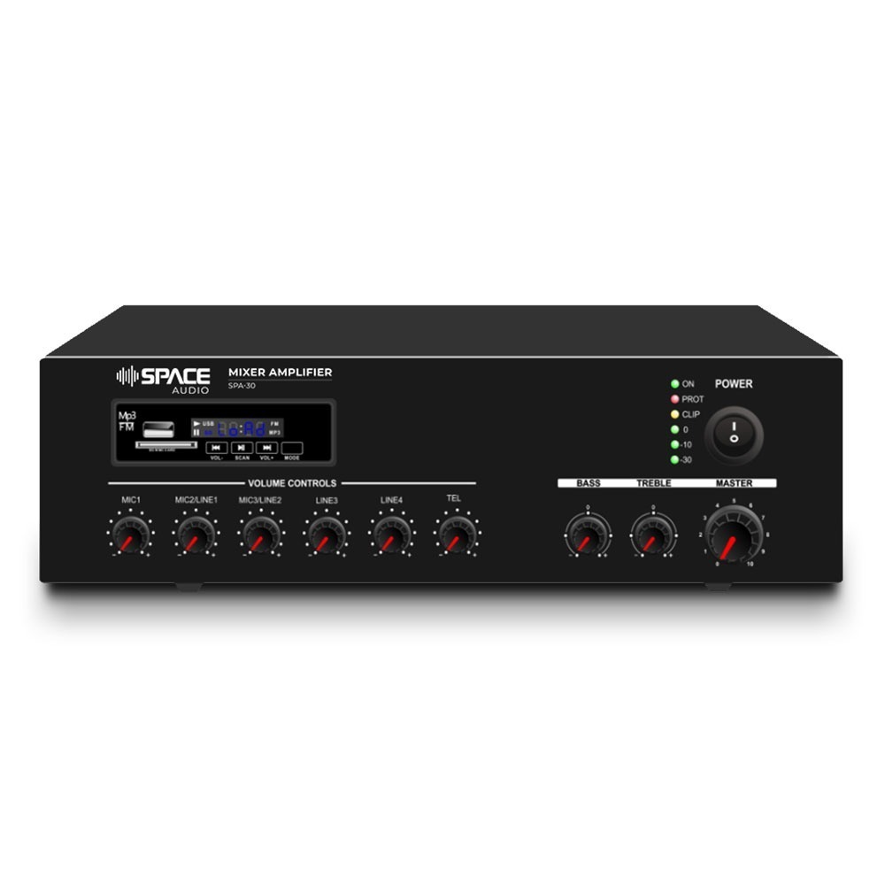SpaceAudio 30W Mixer Amplifier Combo - PA-KIT2 - Image 3