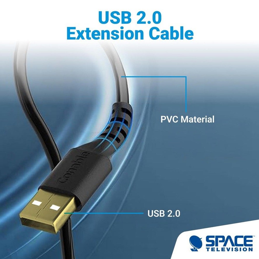 USB TYPE A Male to USB Type A Female extension Cable 2m - Image 3