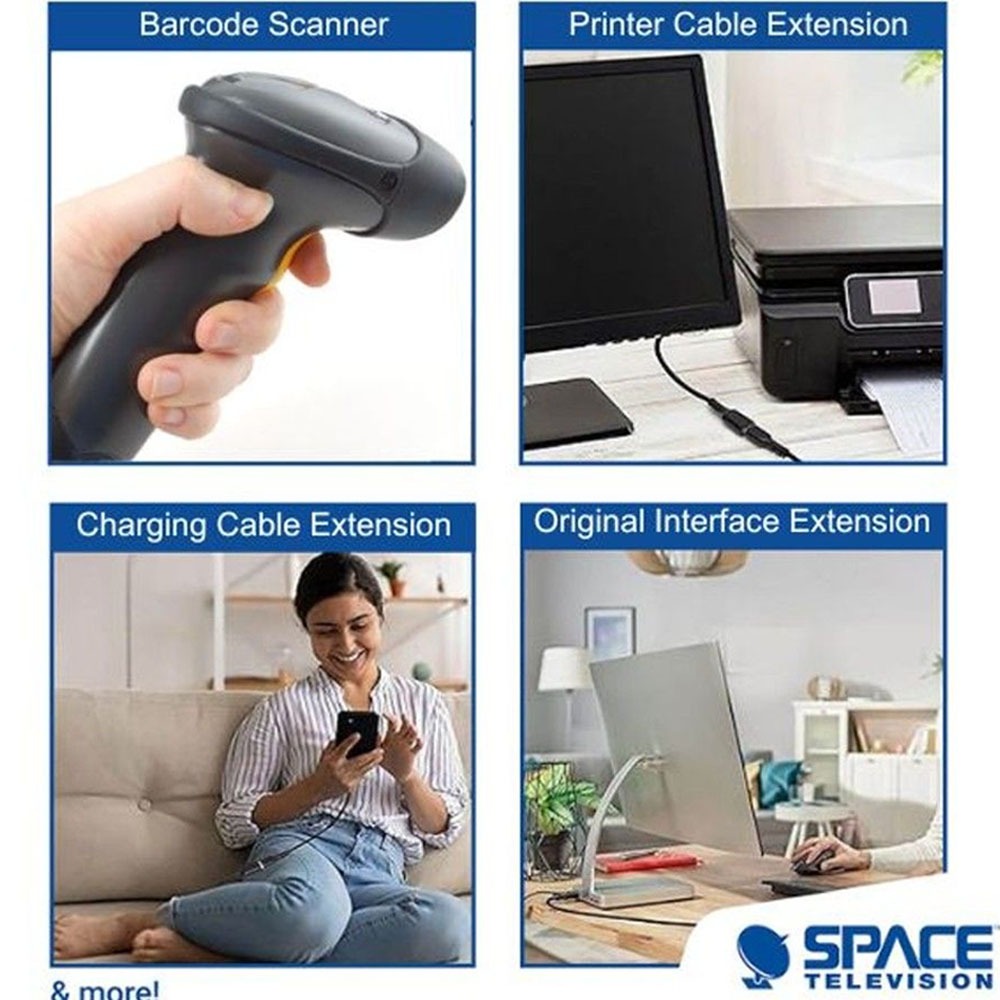 USB TYPE A Male to USB Type A Female extension Cable 3m - Image 4