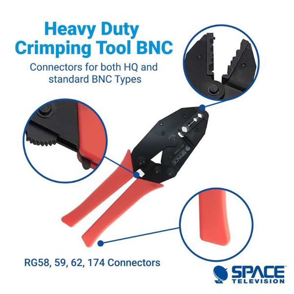 Crimping Tool BNC/SMA For RG58, 59, 62, 174 Connectors (HT-336G) - Image 5