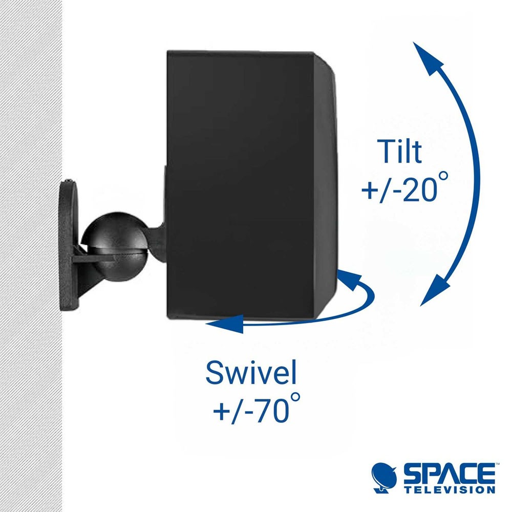 Speaker Wall Mount - Swivel & Tilt 3,5kg - Image 5
