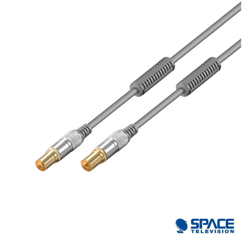 Space TV RF Male to RF Female H/Theatre Cable 2.5m - Image 2