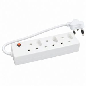 Multiplug 6 Way Surge Protector 3x16A + 3x5A 2 Pin