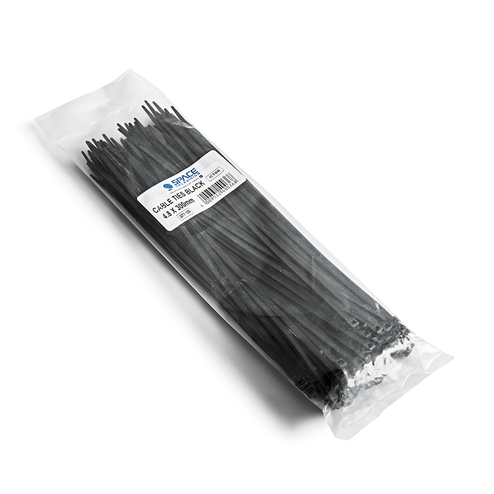 Cable Ties Black300mm x 4,8mm – CT06