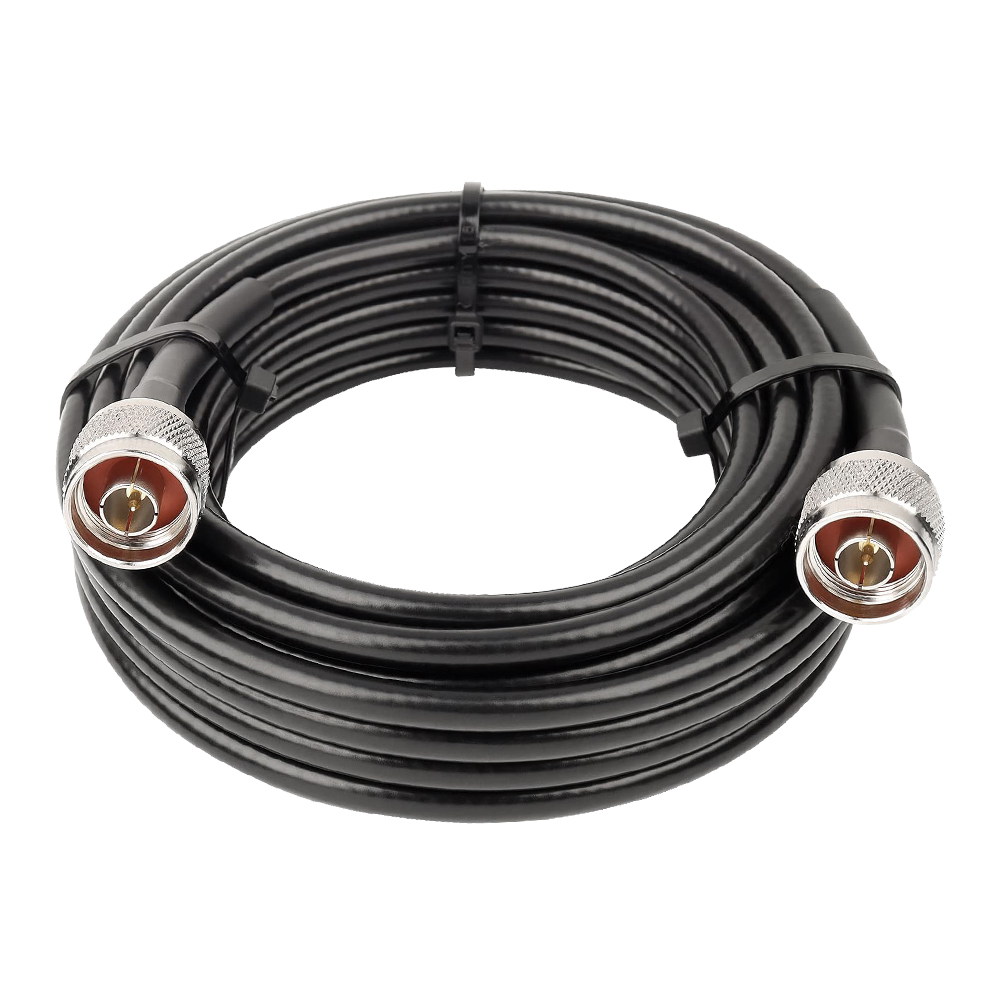LMR240 Low-Loss Indoor RF Cable with N-Male Connectors - 7m