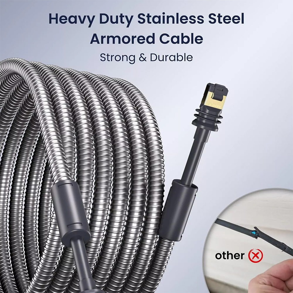 Starlink GEN3 Stainless Steel Heavy Duty Armoured Cable 23m - Image 2