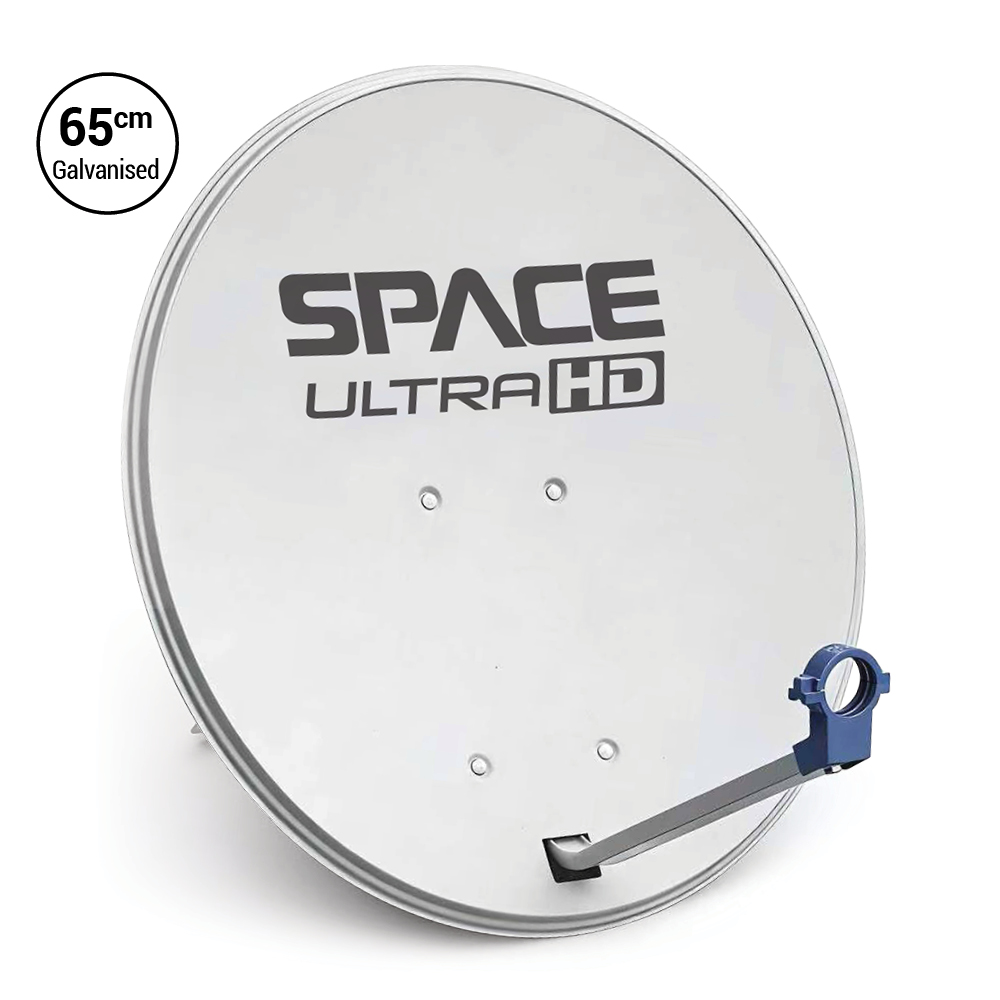 Space UltraHD 65cm Galvanised Steel Dish – D65-O-S/ECO