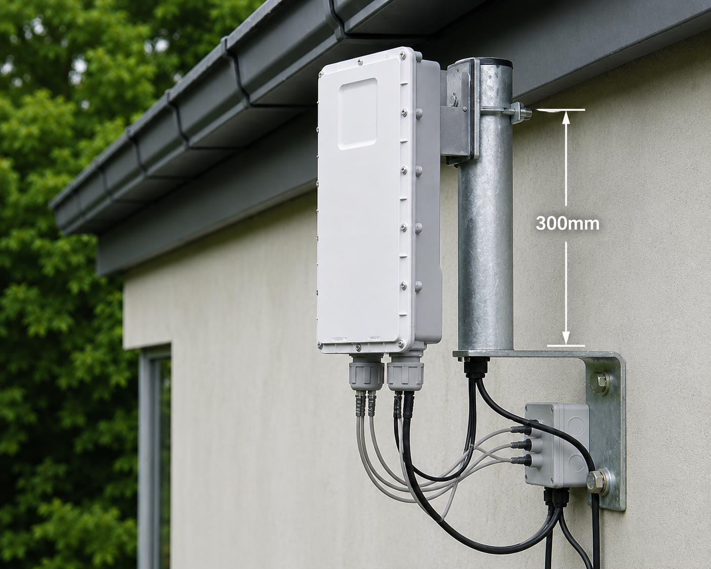 WiFi Wall Bracket – Hot Dip Galvanised (300x100x38mm) - Image 5