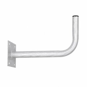 L Shape Wall Bracket - Electro Plated (320x220x32mm) DSTV Approved